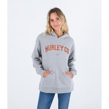 Hurley Women's Hooded Sweatshirt Os University Dark Grey Heather XS