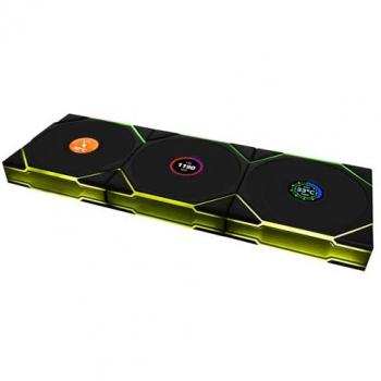Ventilador Lian Li UNI FAN TL LCD Inalámbrico RGB PWM Triple Pack 120mm Negro con Controlador