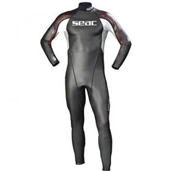 Seac Shape - Traje de natación, color negro, talla XL