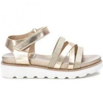 Xti Kids - Sandalias 150368 dorado con cierre autoadherente