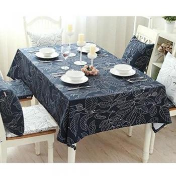 X&L Corea pastoral mantel de algodón café tela de mesa polivalente cubierta de tela para el restaurante del hotel fiesta en casa , light
