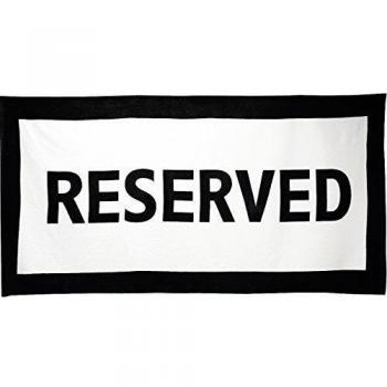 CKB LTD Reserved Toalla de playa 100% algodón 76 x 152 cm - Novedad Toallas de playa para piscina para tumbonas Tumbona de hotel