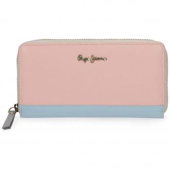Pepe Jeans Mina Cartera Rosa 19,5x10x2 cms Piel