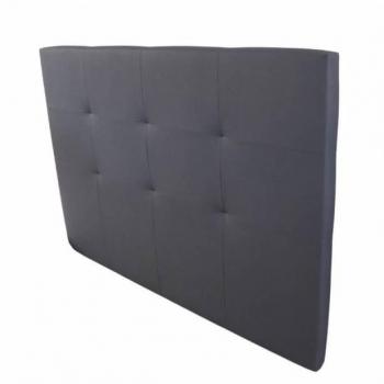 Cabecero Anais de Polipiel para Cama Matrimonio en color Gris 165,5 x 118 cm