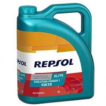REPSOL Elite Evolution Power 1 5W-30 Aceite De Motor Para Coche, 5l