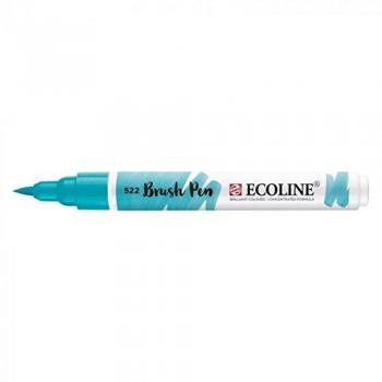 Ecoline Brush Pen Set - Colores Amarillo Limón y Azul Turquesa