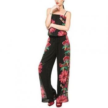Desigual, BARACK - Peto para mujer, color negro, talla 28