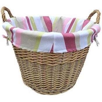 Red Hamper - Lavar la cesta de la antigüedad de registro con un avance de la tira