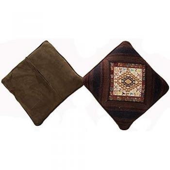 Almohada Kilim Sumakh Original Hecha a Mano 50x50 cm con Certificado de Autenticidad