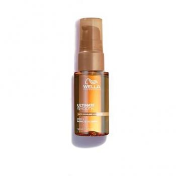 Wella Professionals Ultimate Smooth Miracle Oil Serum - Anti-frizz Nourishing Serum with Thermal and UV Protection for All Hair Types