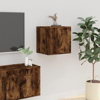 Mueble para TV de pared vidaXL 40x34,5x40 cm Roble Ahumado