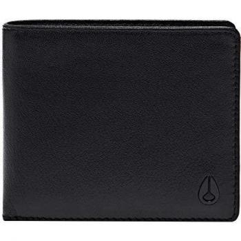 Nixon Cartera piel monedero portatarjetas de crédito negro