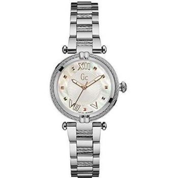 Gc Guess Y18001L1 Women's Watch - Stainless Steel Bracelet, Mother of Pearl Dial, 32mm