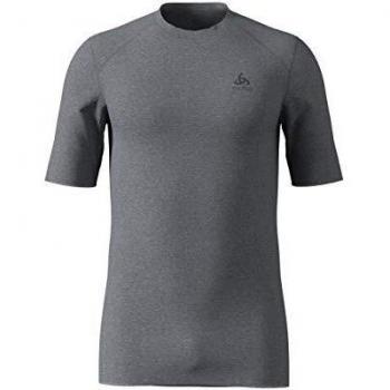 Odlo Camiseta Interior para Hombre BL Top Crew Neck s/s Active Warm Warm White, Gris, 3XL