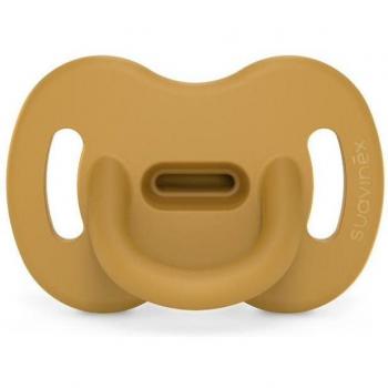 Suavinex Chupete Todo Silicona Fisiológico 0/6m SX Pro Mostaza