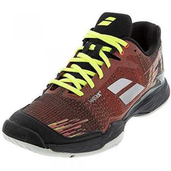 Babolat Hombres Jet Mach II Allcourt Zapatillas De Tenis Zapatilla Todas Las Superficies Negro - Naranja 44,5