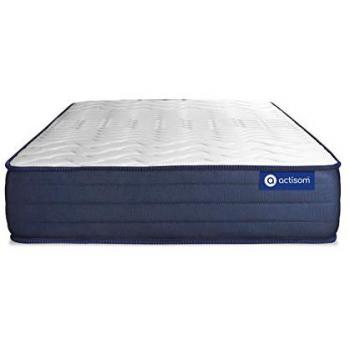 Colchón Actisom 80 x 200 cm con muelles ensacados y espuma viscoelástica de 22 cm, muy rígido y 5 zonas de confort