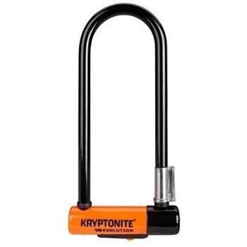 Kryptonite (002086/001003 ANTIRROBO U Evolution Mini-9 w/FLEXFRAME-U Bracket (83x241) Naranja Candado, Calidad, x, x
