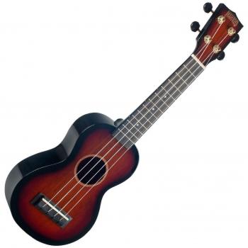 Mahalo 3-Tone Sunburst Soprano Ukulele with Case
