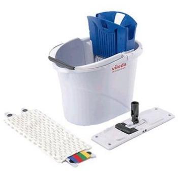 Vileda Kit Cubo con Escurridor + Mopa, Otro, Azul, 38x28x26 cm