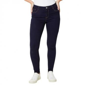Comfort Stretch Skinny Jeans for Women - Indigo Blue Cotton - Size 18 Regular