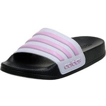 adidas Adilette Shower, Slide Sandal, Cream White/Clear Lilac/Cloud White, 37 EU