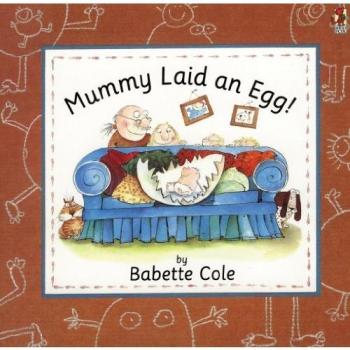 Libro Mummy Laid an Egg! - Libro infantil, ilustraciones coloridas, texto en rima, fomenta la lectura y la imaginación, adecuado para niños de 3 a 7 años