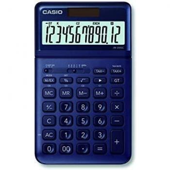 CASIO JW-200SC-NY - Calculadora, 1.1 x 10.9 x 18.4 cm, color azul marino