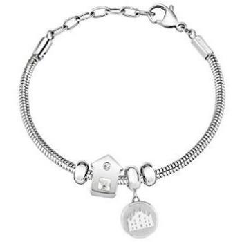 Elegant Gray Stainless Steel Women's Bracelet 19 cm - Exclusive Design