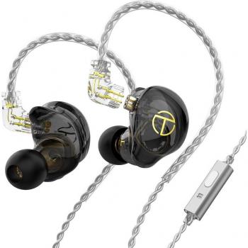 Auriculares Deportivos Híbridos TRN ST2 1BA+1DD con Graves HIFI y Cancelación de Ruido