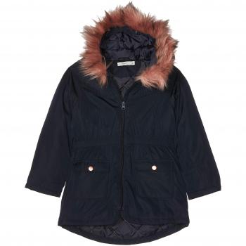 NAME IT Nmfmarlis Jacket, Chaqueta para Niñas, Azul Sky Captain, 110