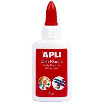 APLI 12848 - Cola, 40 g, color blanco