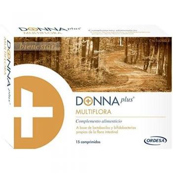 DONNAplus Multiflora | Complemento Alimenticio para la Flora Intestinal - 15 Comprimidos
