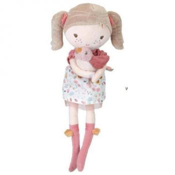 Muñeca de peluche Anna - Flowers & Butterflies - 35 cm - LITTLE DUTCH rosa