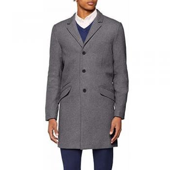 Only & Sons Onsjulian Solid Wool Coat Otw Abrigo, Gris