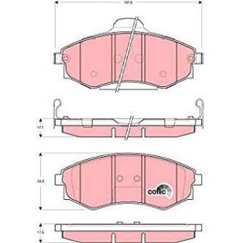 TRW Automotive AfterMarket GDB3256 pastilla de freno