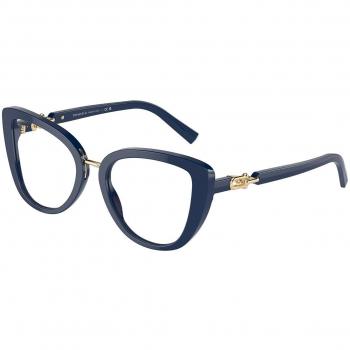 Tiffany & Co. TF2242 8400 Women's Cat Eye Blue Acetate Eyeglasses with Blue Light Blocking Option
