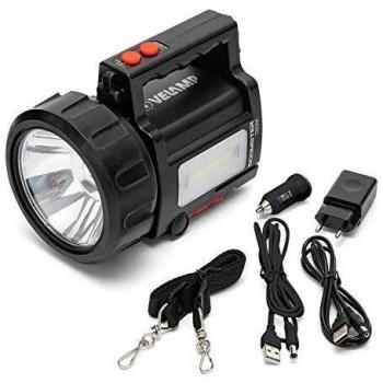 Faro LED Recargable 10W Doomster Trekk con Powerbank y Linterna IP44
