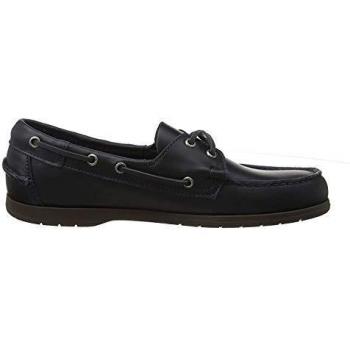Sebago - Náuticos de hombre de piel en color azul, modelo Endeavor, talla 45