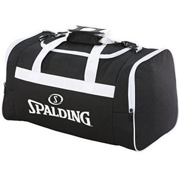 Spalding Team Bolso de gimnasio, 45 cm, Negro/Blanco