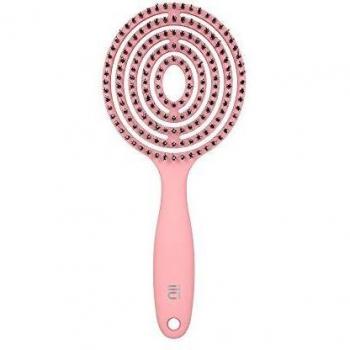Ilū Lollipop Hair Brush Pink - Cepillo Desenredante Profesional para Cabello Húmedo y Seco