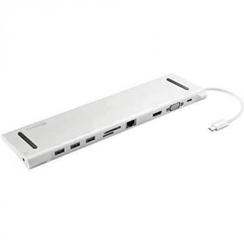 Sandberg USB-C 10-in-1 Docking Station USB-C 10-in-1 Docking, 136-31