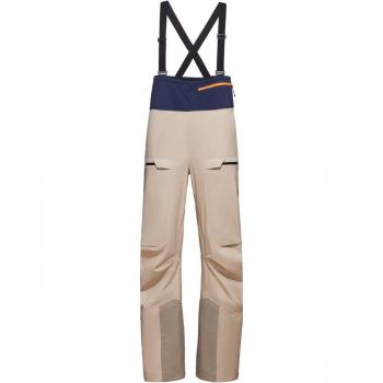 Mammut - Pantalón de esquí de mujer HALDIGRAT HS BIB Mammut, impermeable, transpirable, con tirantes ajustables, refuerzos en las piernas, múltiples bolsillos y diseño ergonómico