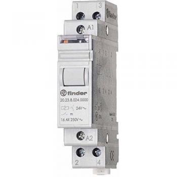 Telerruptor Bipolar 230vac 16amp 1nc + 1na Para Carril Din 20238230.4000 - FINDER