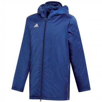 adidas CORE18 STD JKTY Chaqueta de Deporte, Unisex niños, Dark Blue/White, 7-8Y