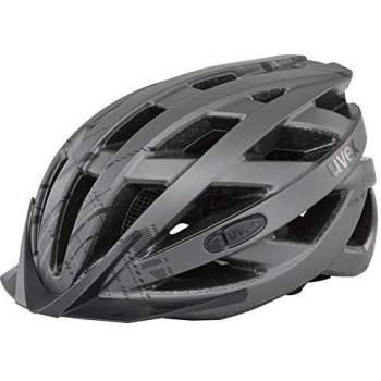 Uvex City I-Vo Casco de Ciclismo, Unisex Adulto, Dark Silver Mat, 56-60 cm