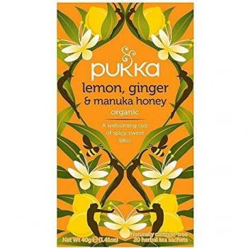 Pukka Jengibre Limón Miel Manuka Infusión 20Ud. Bio