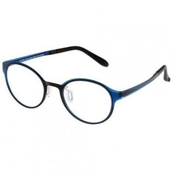 Police VPL010500U11 Gafas, Transparent Blue, 50/20/145 Unisex niños