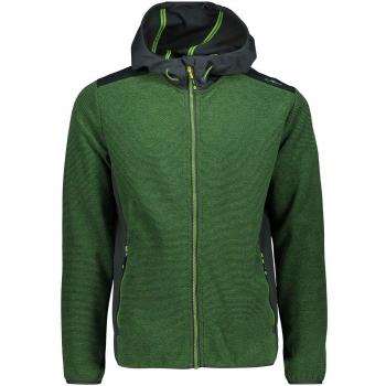 CMP - Chaqueta de Forro Polar para Hombre, Todo el año, Hombre, Color Edera/Jungle, tamaño 54