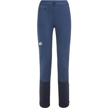Millet - Pantalón de esquí de mujer Pierrament Millet, color azul, diseñado para actividades invernales, con características como impermeabilidad, transpirabilidad, aislamiento térmico y ajuste ergonómico
